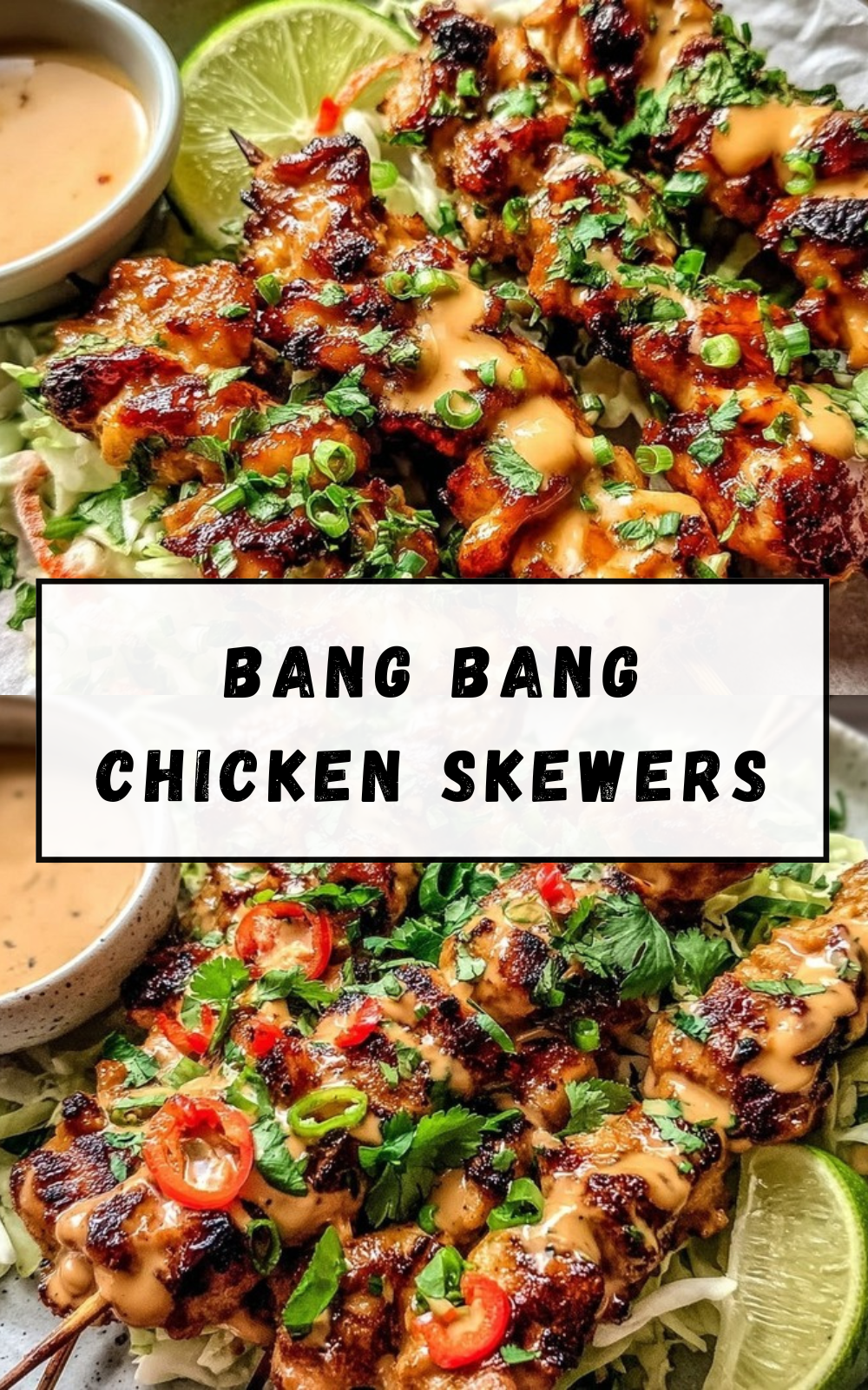 Bang Bang Chicken Skewers With Creamy Spicy Sauce Recipe 7 Bang Bang Chicken Skewers