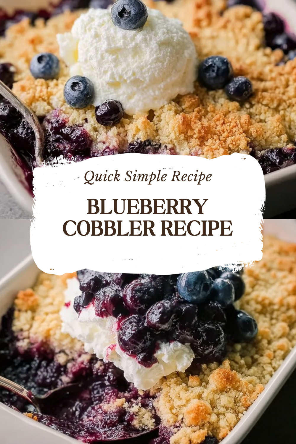 Blueberry Cobbler Recipe