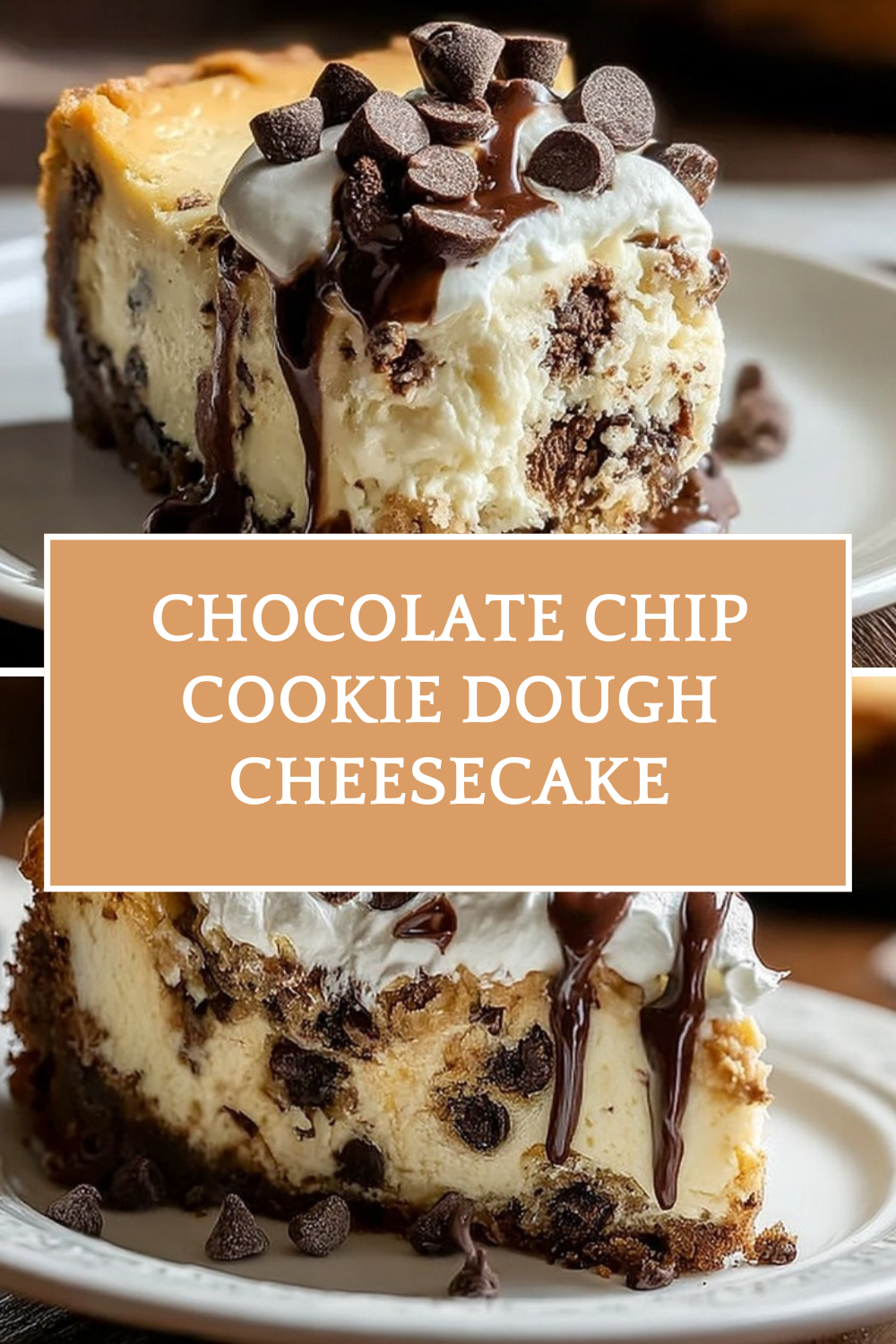 Chocolate Chip Cookie Dough Cheesecake
