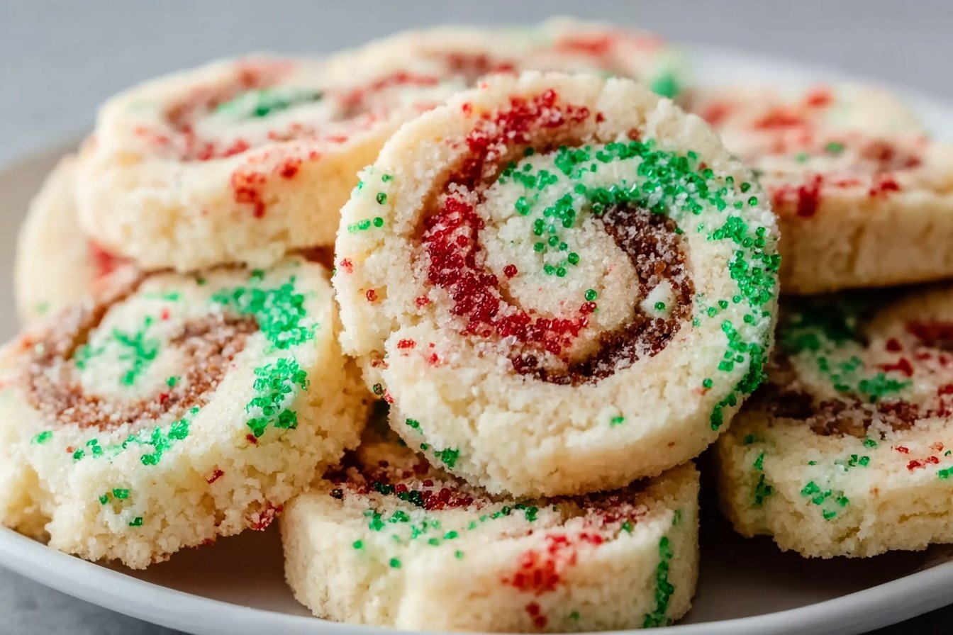 Christmas Cookie Pinwheels Recipe 6 Christmas Pinwheel Cookies Recipe