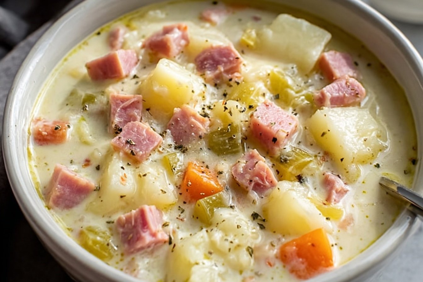 Creamy Ham Potato Soup Recipe