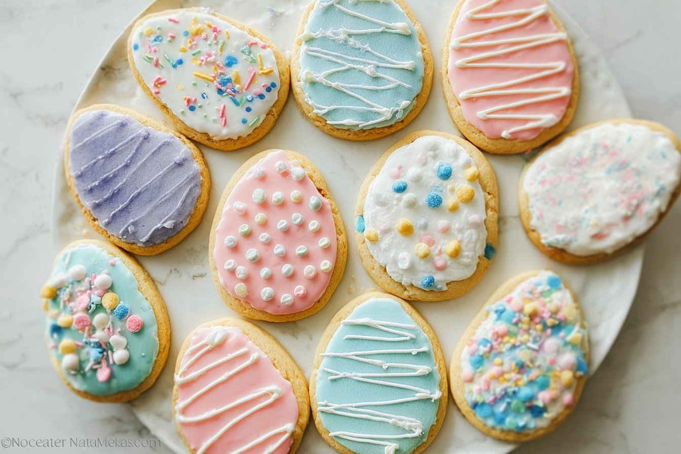 Easter Egg Sugar Cookies