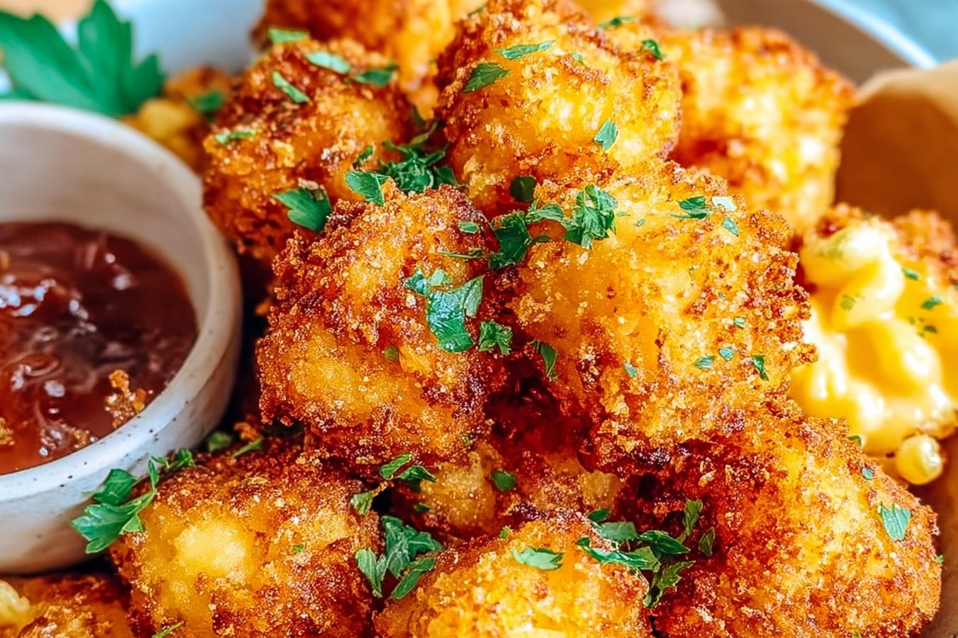 Crispy Fried Mac And Cheese Bites Made From Scratch 6 Fried Mac And Cheese Bites