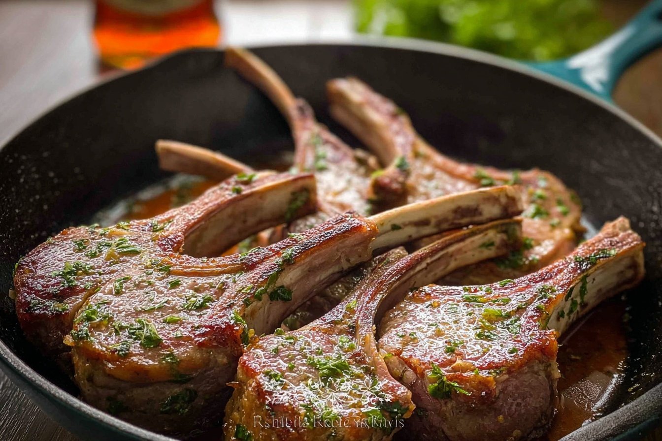 Garlic Herb Crusted Lamb Chops