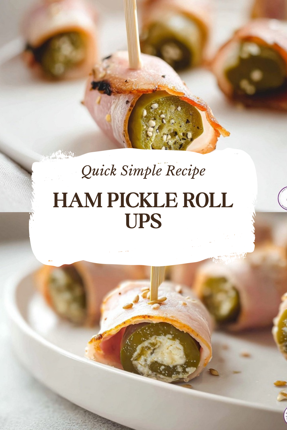 Ham Pickle Roll Ups