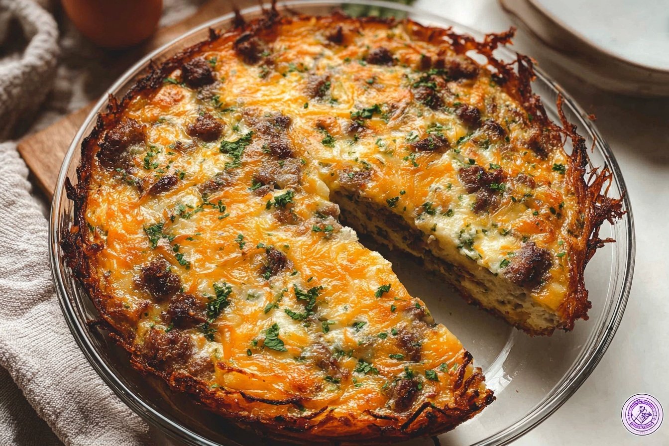 Hash Brown Crusted Quiche Recipe 6 Hash Brown Crusted Quiche