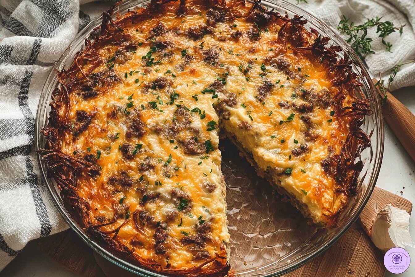 Hash Brown Crusted Quiche Recipe 6 Hash Brown Crusted Quiche