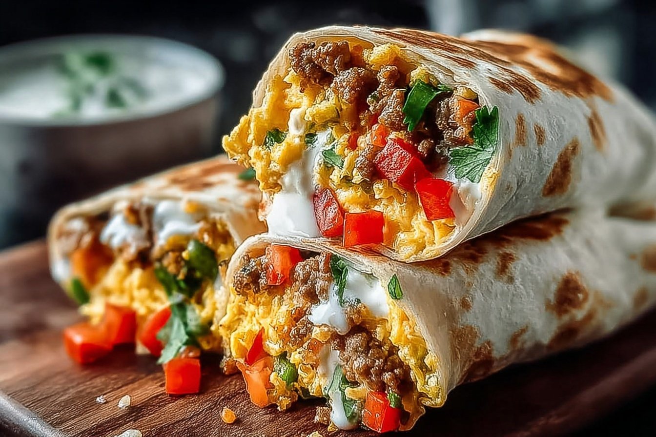 Protein Packed Breakfast Burritos