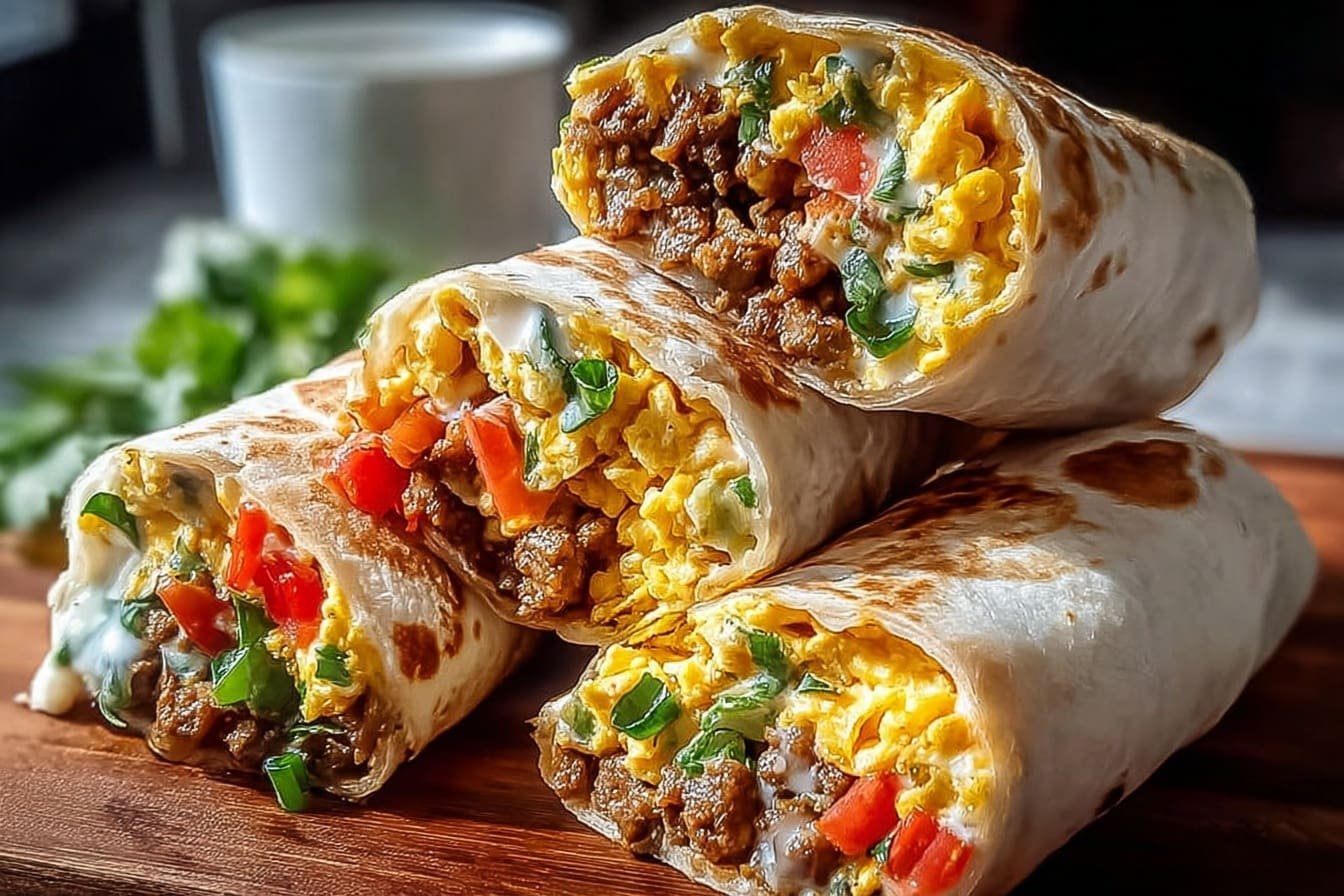 Protein Packed Breakfast Burritos For Busy Mornings