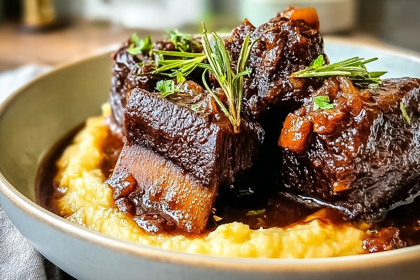 Red Wine Braised Short Ribs