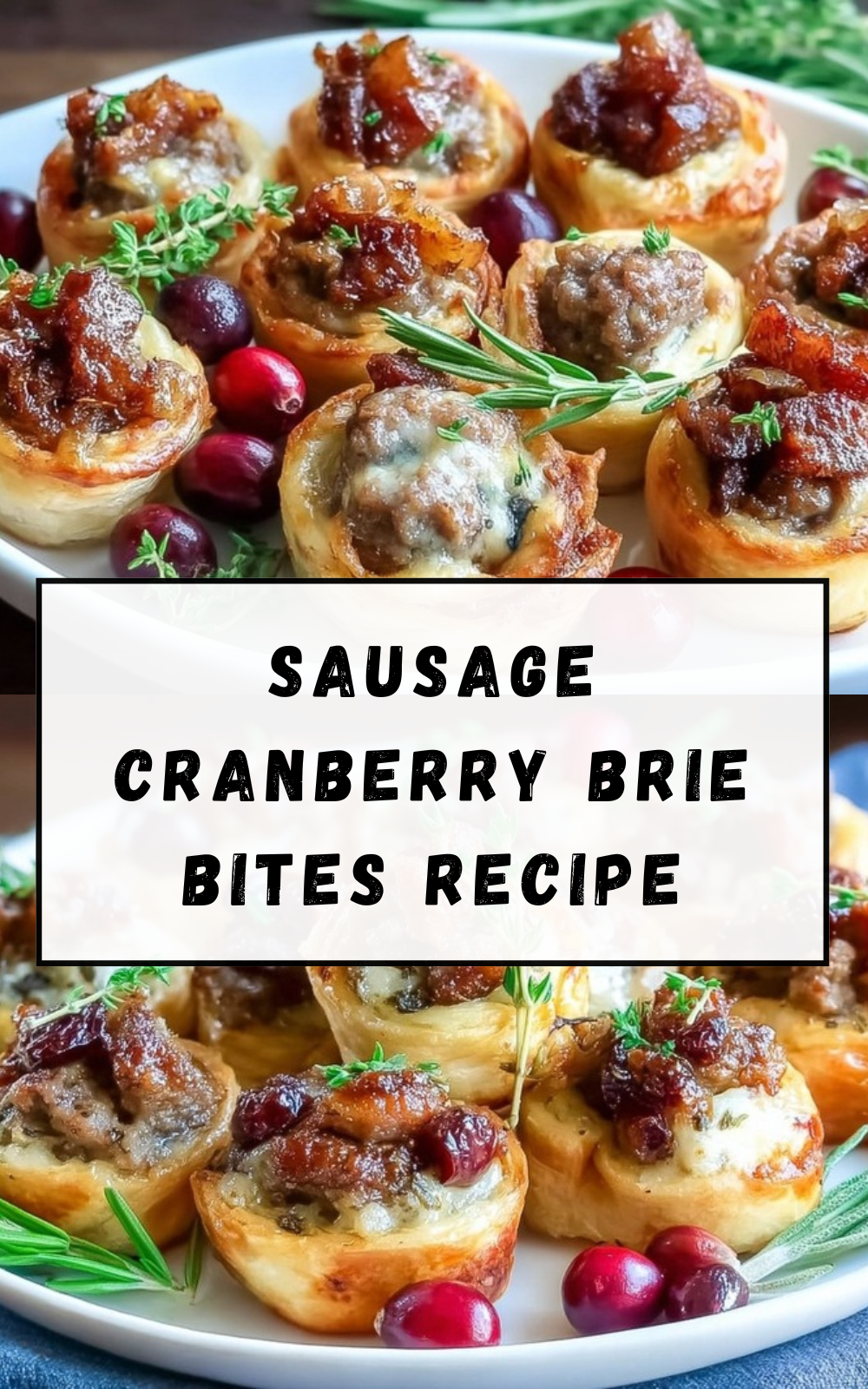 Sausage Cranberry Brie Bites Recipe 7 Sausage Cranberry Brie Bites Recipe