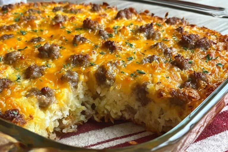 Sausage Hashbrown Breakfast Casserole 60.Png