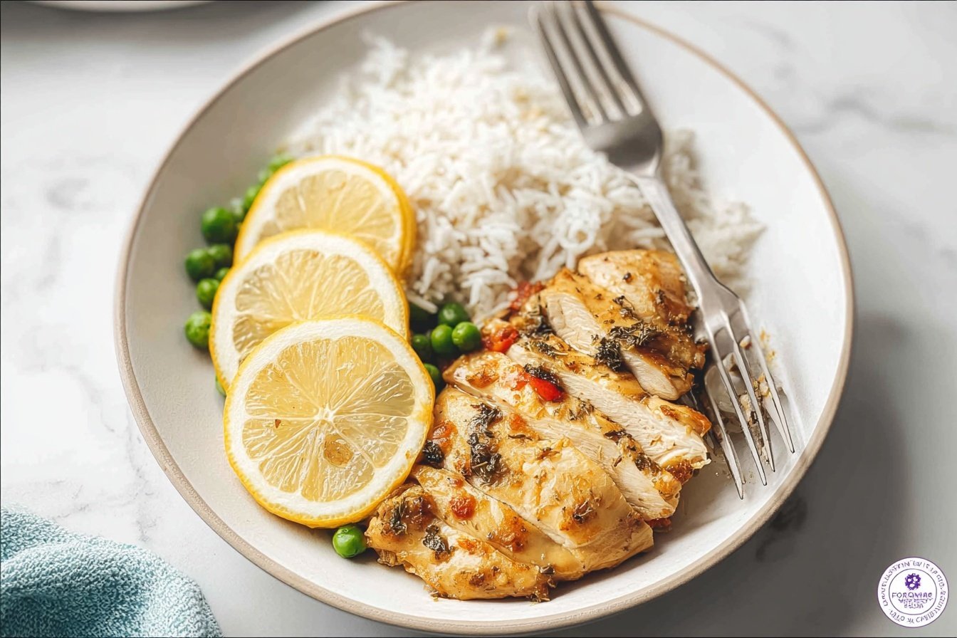Slow Cooker Italian Lemon Chicken