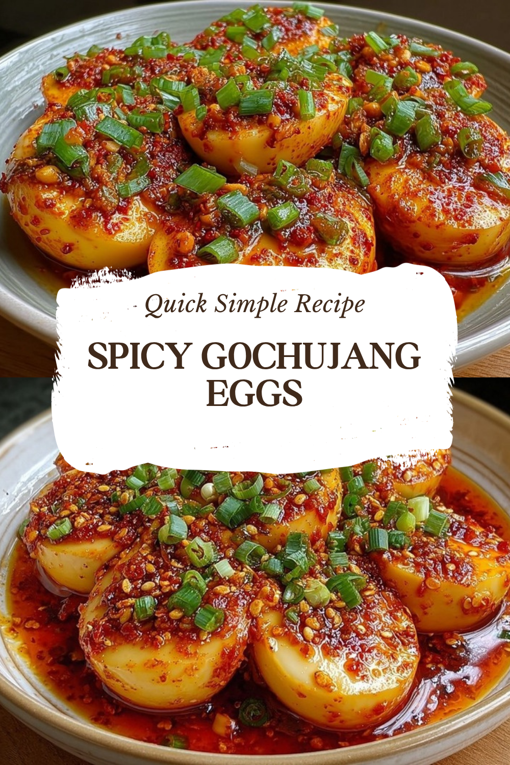 Spicy Gochujang Eggs