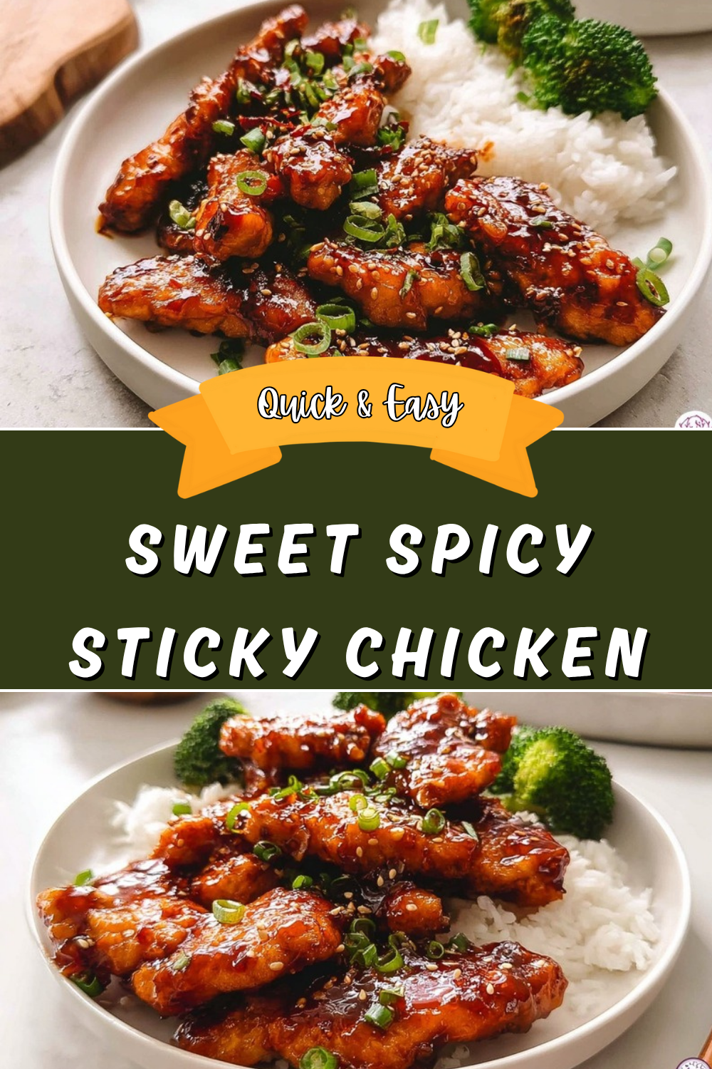 Sweet Spicy Sticky Chicken